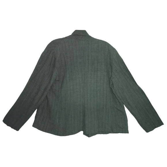 $278 NWT Eileen Fisher VINTAGE Jacket Small 4 6 Italian Basket Weave Fabric - Picture 5 of 13